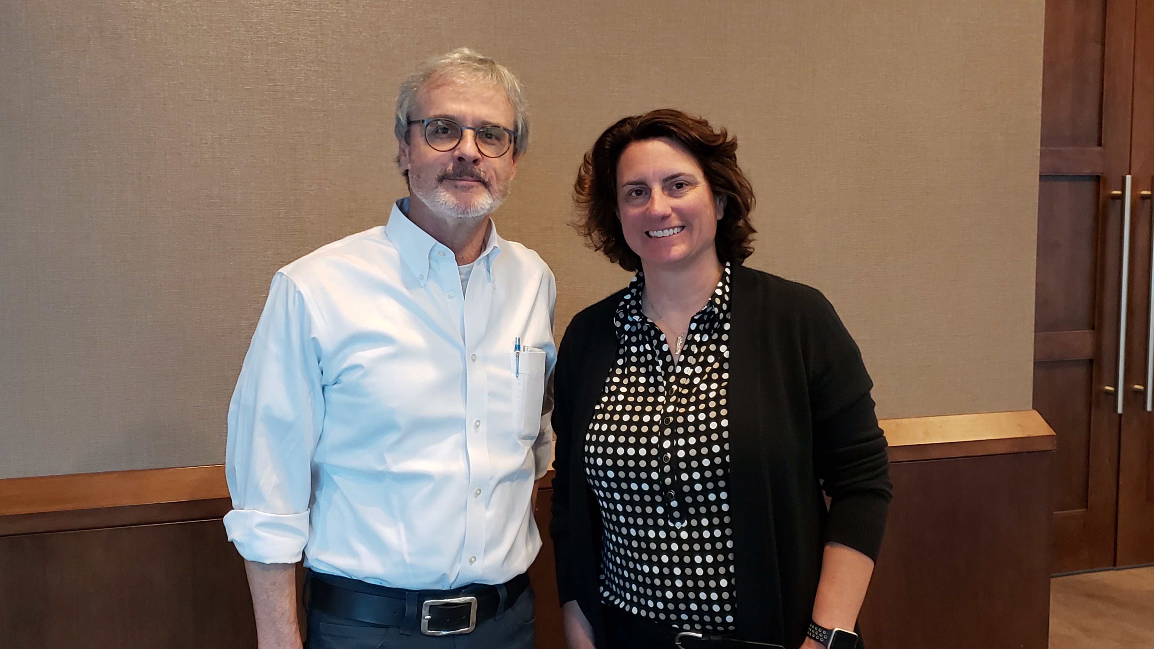 Kata Geeks Mike Rother and Leigh Ann Schildmeier talking Toyota Kata at KataCon 